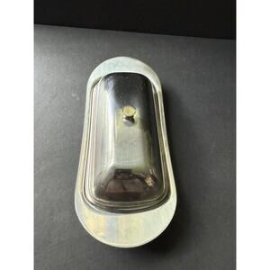 Ecko Eterna Stainless Steel Butter Dish Minimalist MCM Tableware Cottagecore